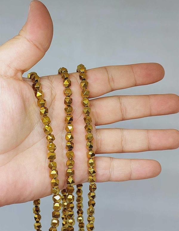 Hematit Taşı Şekilli 5*5.5mm Dizi (52340) - Image 1