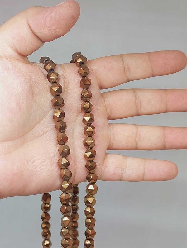 Hematit Taşı Şekilli 7.5mm Dizi (52356) - Image 1