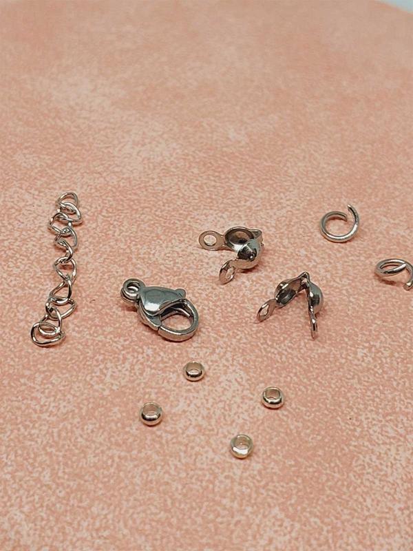 Çelik Silver Takı Kapama Klips Seti/adet (51282) - Image 1