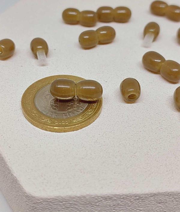 Kehribar Klips – Vidalı Klips Kolye & Bileklik İçin (51322) (2 takım) - Image 1