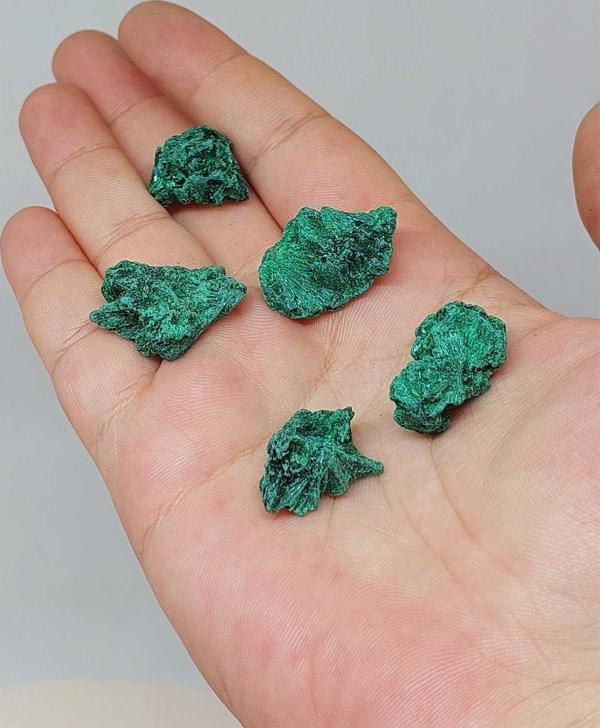 Malakit Taşı Kütle Ham Parça (3-5 gram) (51916) - Image 1