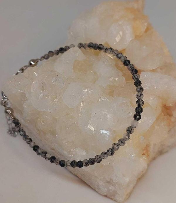 Rutil Kuvars Taşı 2mm Bileklik (45458) - Image 1