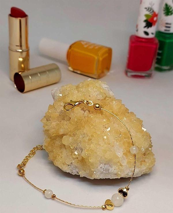 Selenit Taşı Tasarım Bileklik (45702) - Image 1