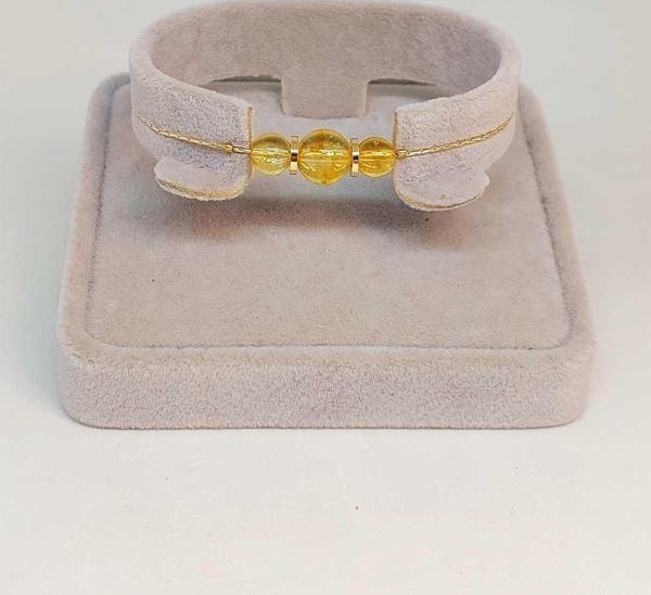 Sitrin Taşı Tasarım Bileklik (52100) - Image 1