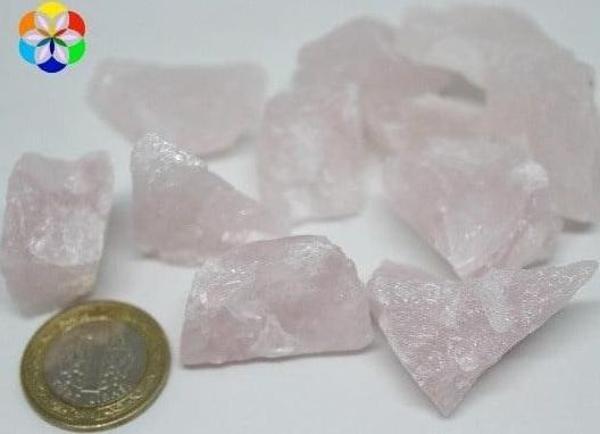 Pembe Kuvars Taşı Ham Parçalar Orta Boy (28-32gr) - Image 1