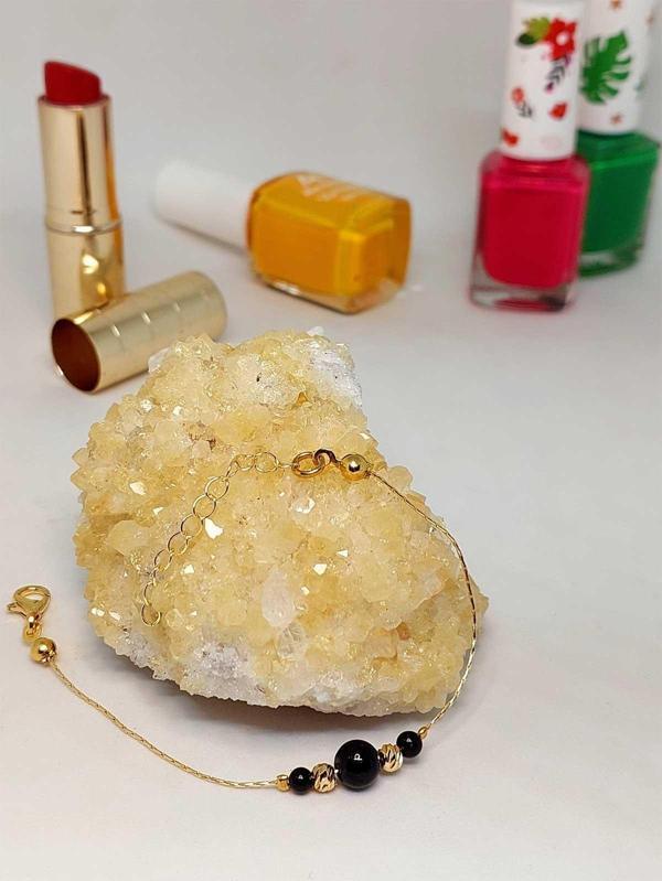 Turmalin Taşı Tasarım Bileklik (45724) - Image 1