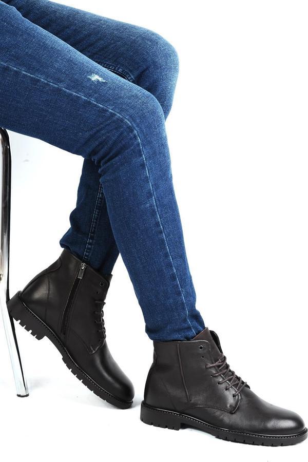 Pierre Cardin 77558 Termal %100 Deri Kışlık Erkek Bot - Image 1