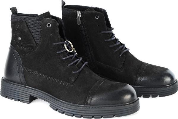 Pierre Cardin 77650 Nubuk Siyah %100 Deri Erkek Bot - Image 1