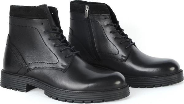 Pierre Cardin 77658 Siyah %100 Deri Erkek Bot - Image 1