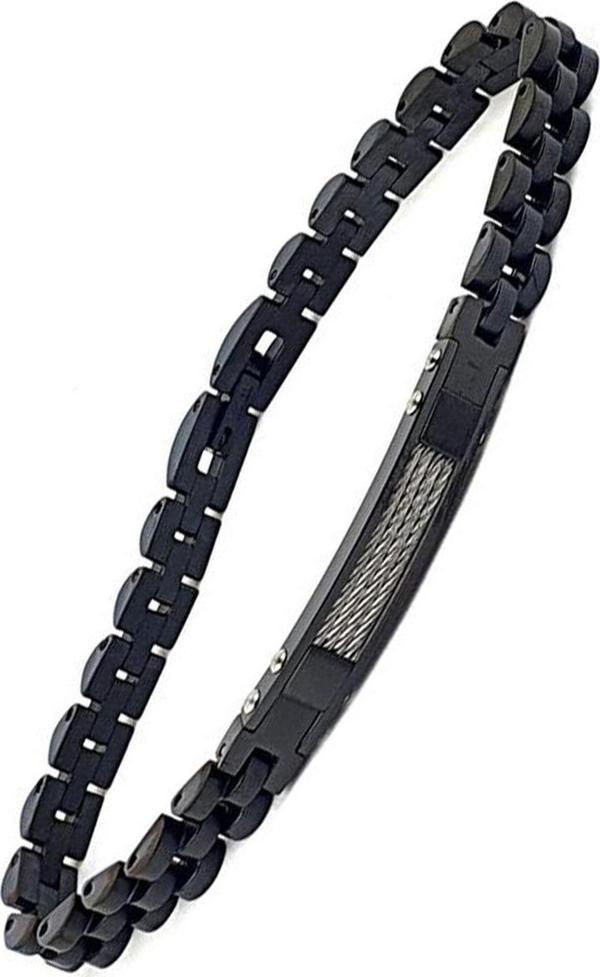 Siyah Rodajli Erkek Bileklik - Image 1