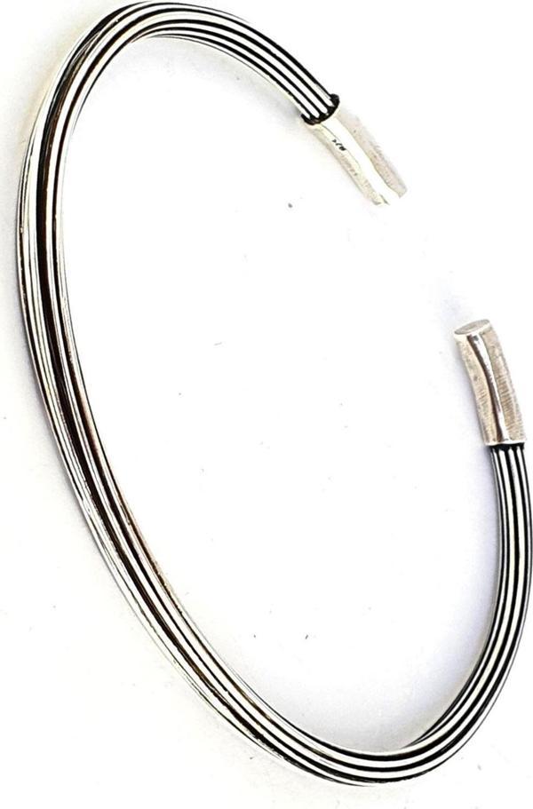 925Ayar Gümüş Tasarım Erkek Bileklik - Image 1