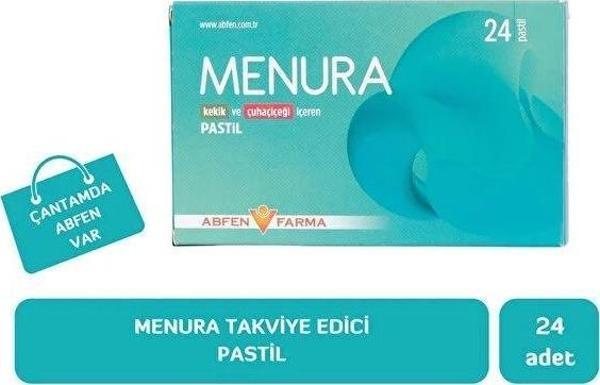 Menura Kekik Ve Çuhaçiçeği İçeren Pastil 24 Tablet - Image 1