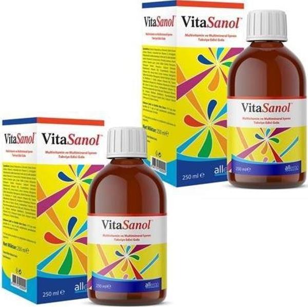VitaSanol Multivitamin Şurup 250 Ml-2 ADET - Image 1