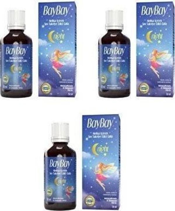 BayBay Night Damla 50 Ml -3 ADET - Image 1