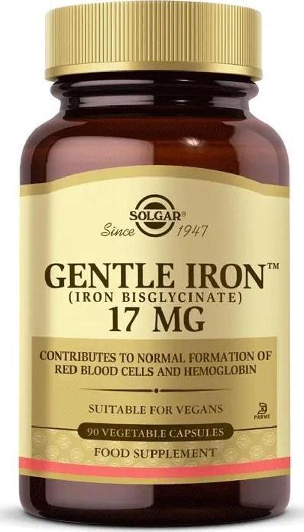Solgar Gentle Iron 17 Mg 90 Kapsül - Image 1