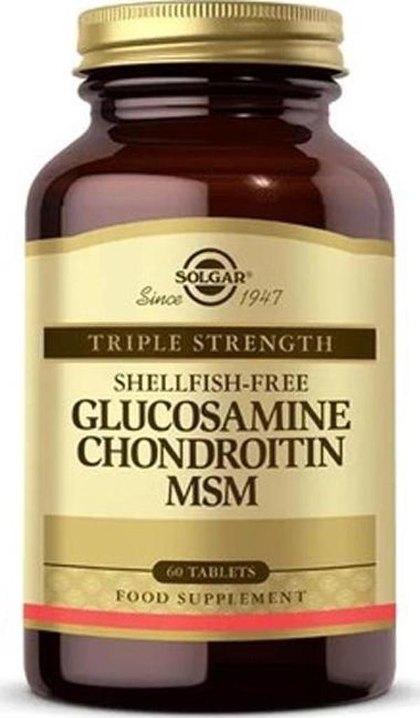 Solgar Glucosamine Chondroitin Msm 60 Tablet - Image 1