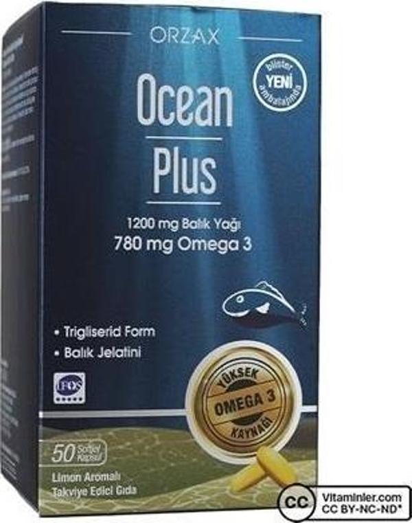 Ocean Plus Omega3 1200 Mg-50 Kapsül - Image 1