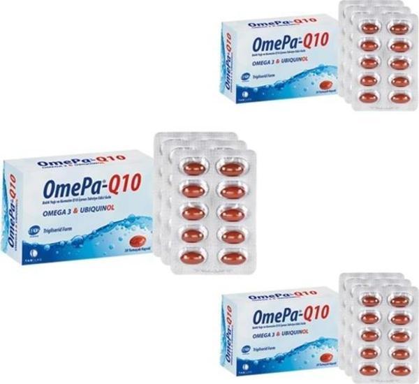 Omepa Q10 Omega3 Ubikinol 30 Yumuşak Kapsül - 3 Adet - Image 1