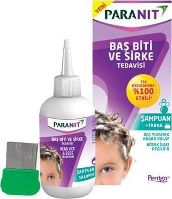 Paranit Baş Biti ve Sirke Tedavisi Şampuanı 100 Ml - Image 1