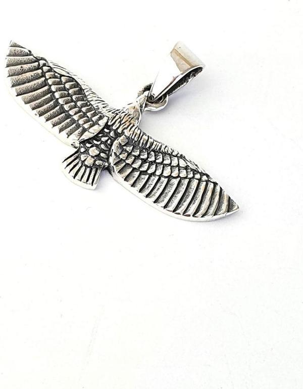 Kartal Figürlü 925Ayar Gümüş Kolye Ucu - Image 1