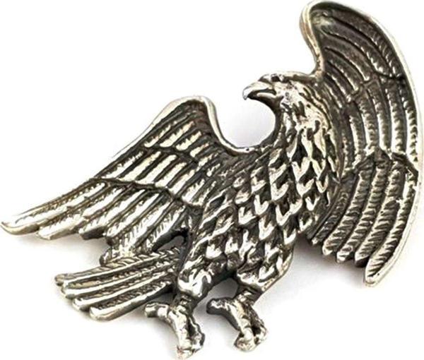 Kartal Figürlü Gümüş Bayan Kolye Ucu - Image 1