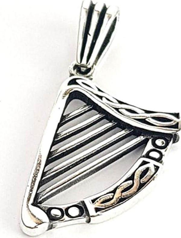 Lir Tasarımı Gümüş Kolye Ucu - Image 1
