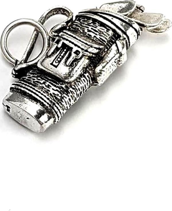 Golf Çantası Tasarımı Gümüş Kolye Ucu - Image 1