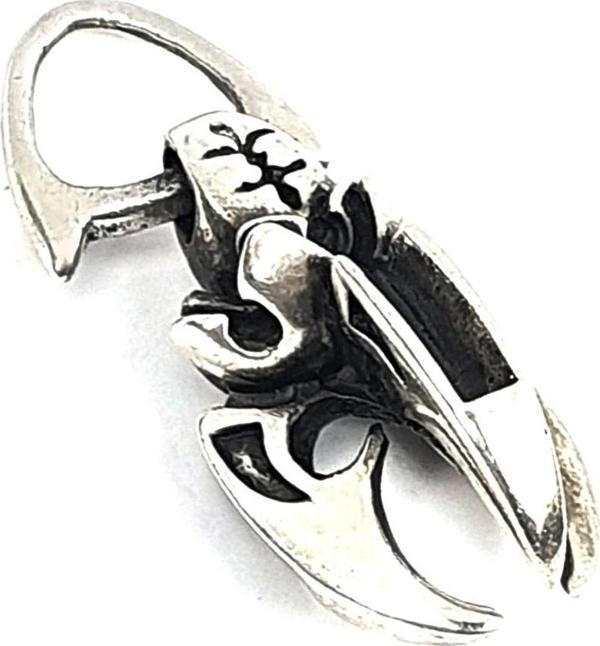 Gümüş Uc Boyutlu Tasarım Kolye Ucu - Image 1