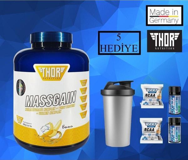 Thor Nutrition Massganer 3000Gr. 30 Servis - Muz Aromalı - Image 1