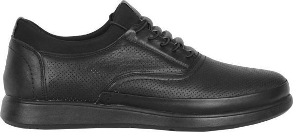 Balayk 066 Siyah Lz %100 Deri Erkek Sneakers Spor Ayakkabı - Image 1