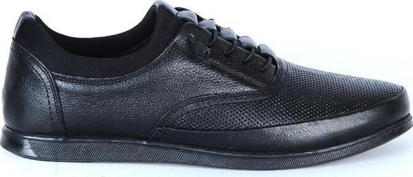 Dropland 7863-2 Milano Siyah %100 Deri Erkek Casual Ayakkabı - Image 1