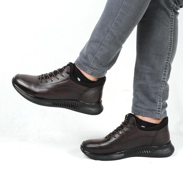 Dropland 8351 Kahve Milano %100 Deri Erkek Casual Ayakkabı  - Image 1