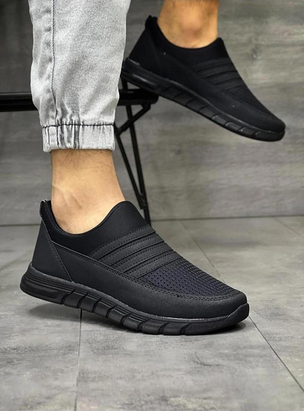 Jack Lion 858 Siyah Bağsız Yazlık Bayan Unisex Spor Ayakkabı - Image 1