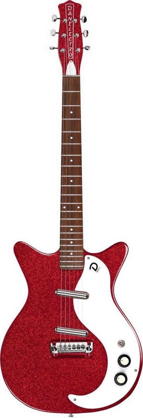 Danelectro 59M NOS+ Elektro Gitar (59MNOSREDMF) - Image 1