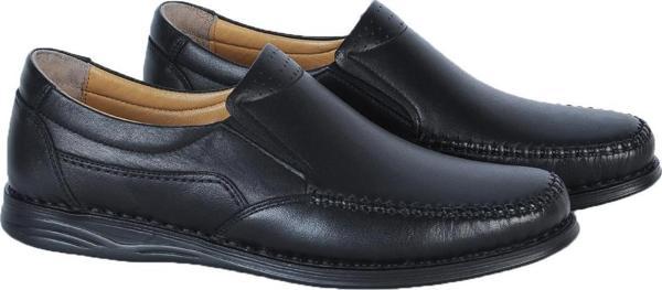 Tardelli 015 Siyah Comfort Hakiki Deri Erkek Casual Ayakkabı - Image 1