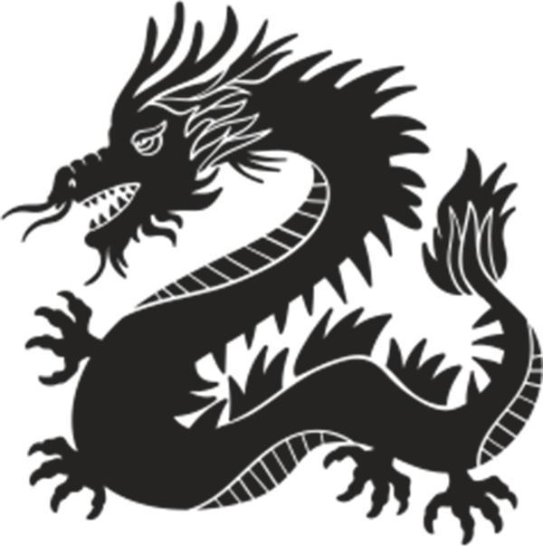 EJDERHA FOLYO STİCKER 20cm uzunluk - Image 1