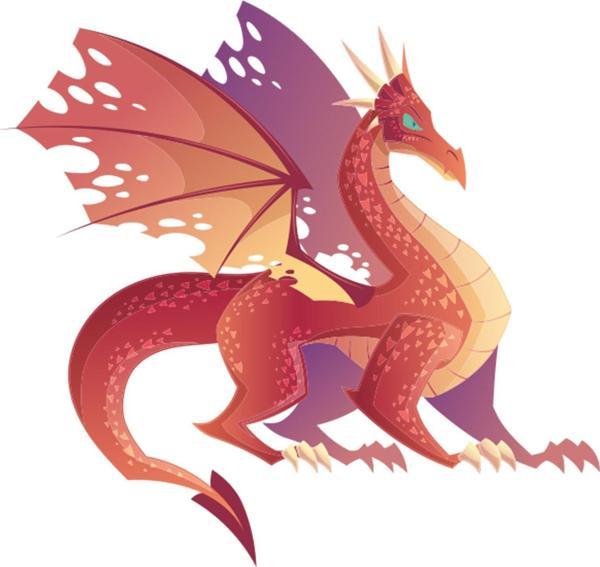 EJDERHA FOLYO STİCKER 50cm Uzunluk - Image 1