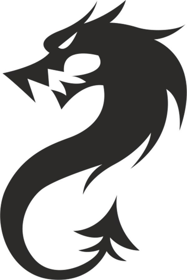 EJDERHA FOLYO STİCKER 80cm Uzunluk - Image 1