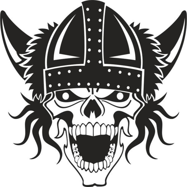 KURU KAFA FOLYO STİCKER 60cm Uzunluk - Image 1