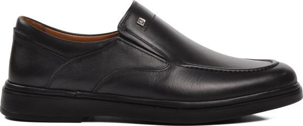 Ayakmod 327 Siyah Hakiki Deri Erkek Günlük Ayakkabı - Image 1