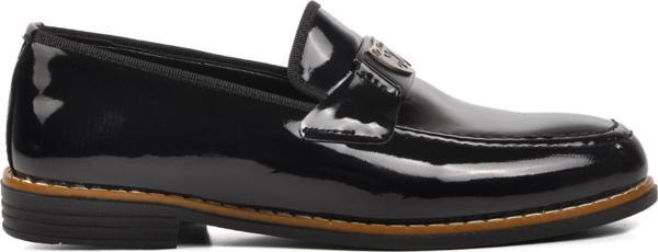 By Ayakmod 2010 Siyah Rugan Erkek Klasik Ayakkabı - Image 1