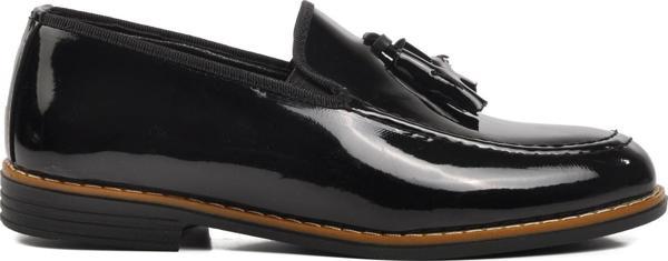 By Ayakmod 2020 Siyah Rugan Erkek Klasik Ayakkabı - Image 1