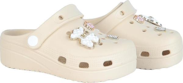 Apella E300-6 Bej Fiesta Eva Kız Çocuk Terlik - Image 1