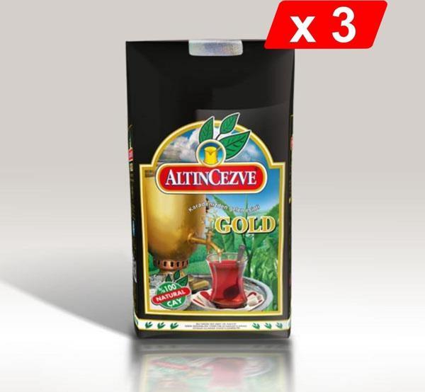 Altıncezve Gold Siyah Dökme Çay 1 KG x 3 Adet - Image 1