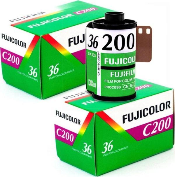 Fujifilm C200 200Asa 36Lık Renkli Film 35Mm 36 Pozluk (2 Adet Film) - Image 1