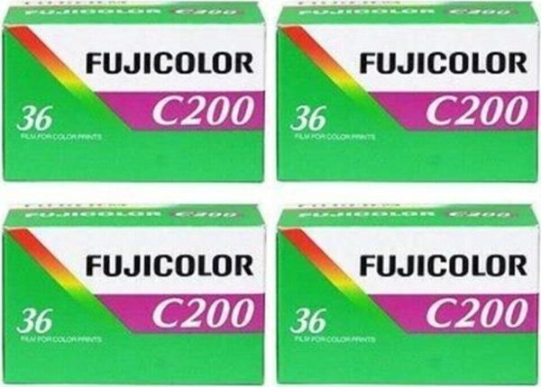 Fujifilm C200 36'lık Renkli Negatif Film (4 Adet) - Image 1