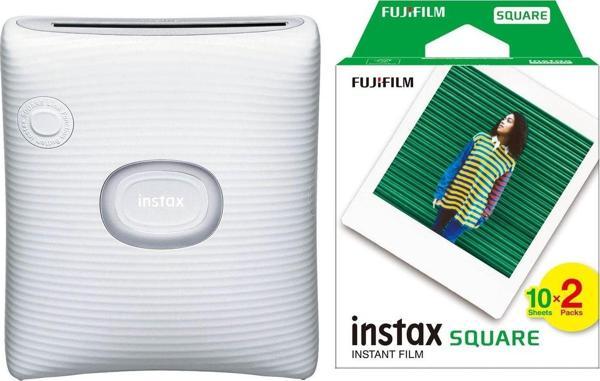 Instax Sq Link Beyaz Ex D Akıllı Telefon Yazıcısı Ve 20'li Film - Image 1