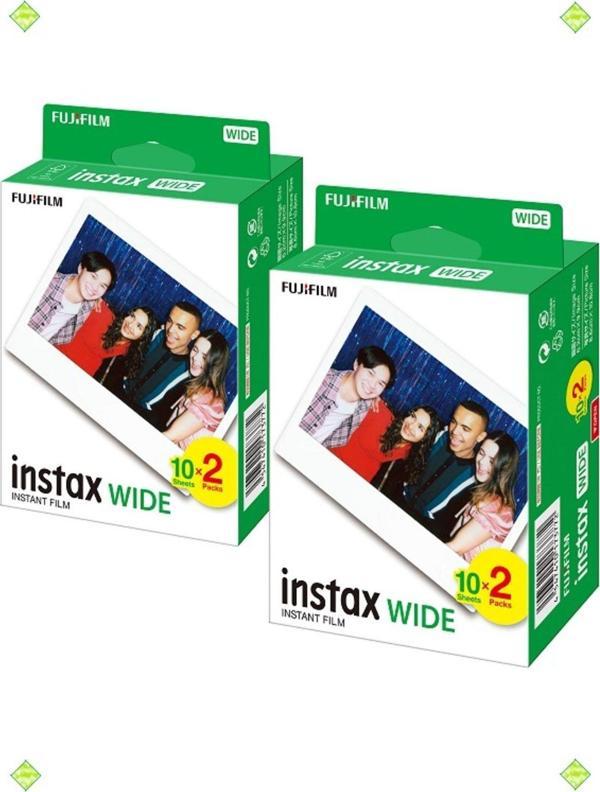Fujifilm Instax Wide 20'li Film 2'li Set 40 Poz - Image 1