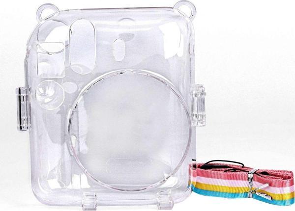 Mettzchrom Fujifilm Instax Mini 12 Uyumlu Şeffaf Sert Plastik Kılıf - Image 1
