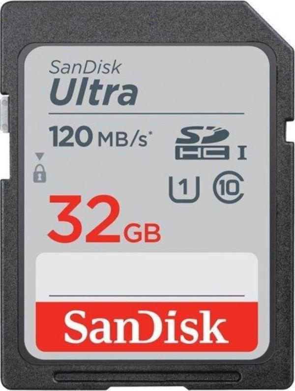 Sandisk 32Gb Sd Ultra 120Mb/S Sdxc Hafıza Kartı Sdsdun4-032G-Gn6In - Image 1